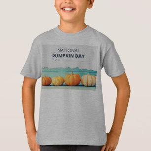 Camiseta T-shirt do dia da abóbora