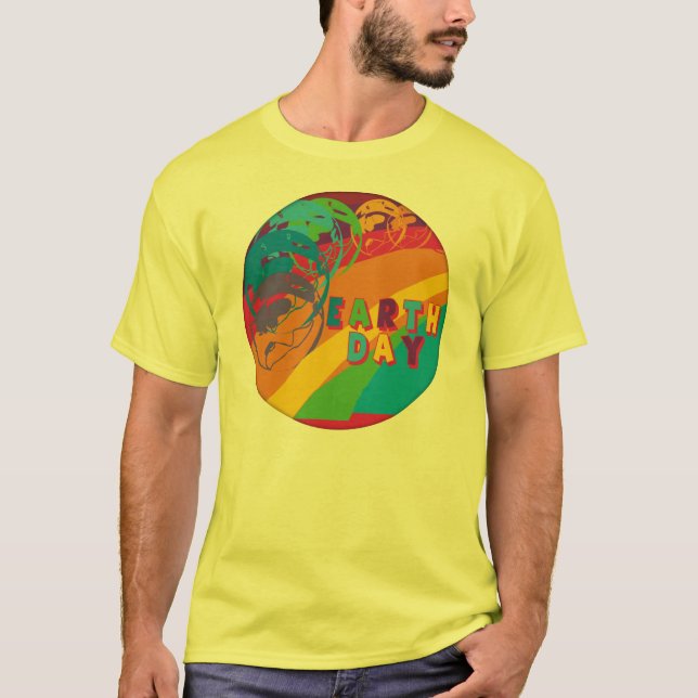 Camiseta T-shirt do Dia da Terra (Frente)