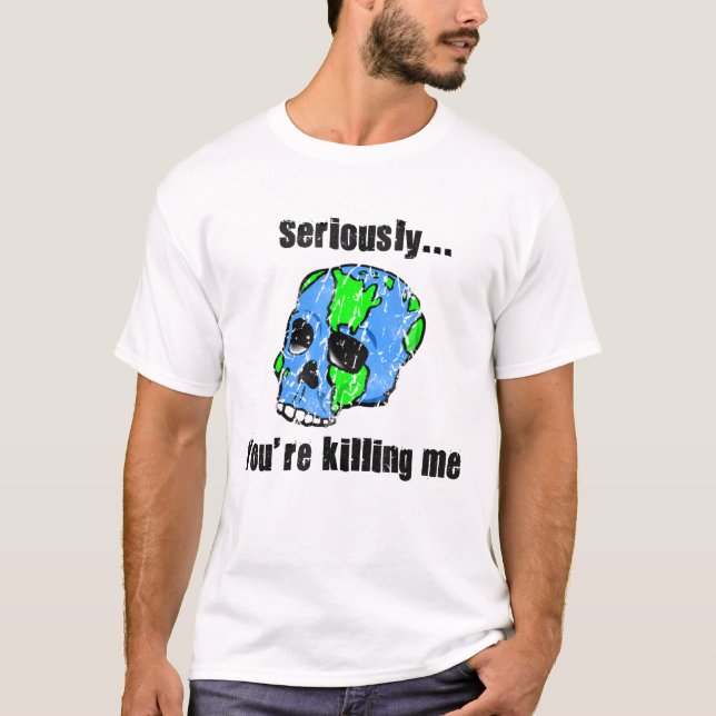 Camiseta T-shirt do Dia da Terra (Frente)
