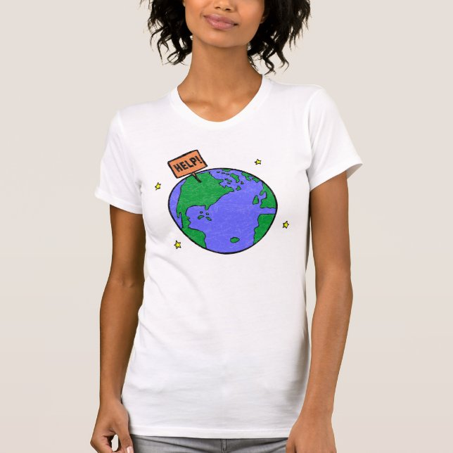 Camiseta T-shirt do Dia da Terra (Frente)