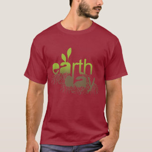 Camiseta T-shirt do Dia da Terra/t-shirt do Dia da Terra