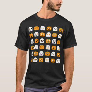 Camiseta T-shirt do Dia das Bruxas: Abóboras & fantasmas