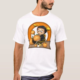 Camiseta T-shirt do Dia das Bruxas da abelha ocupada