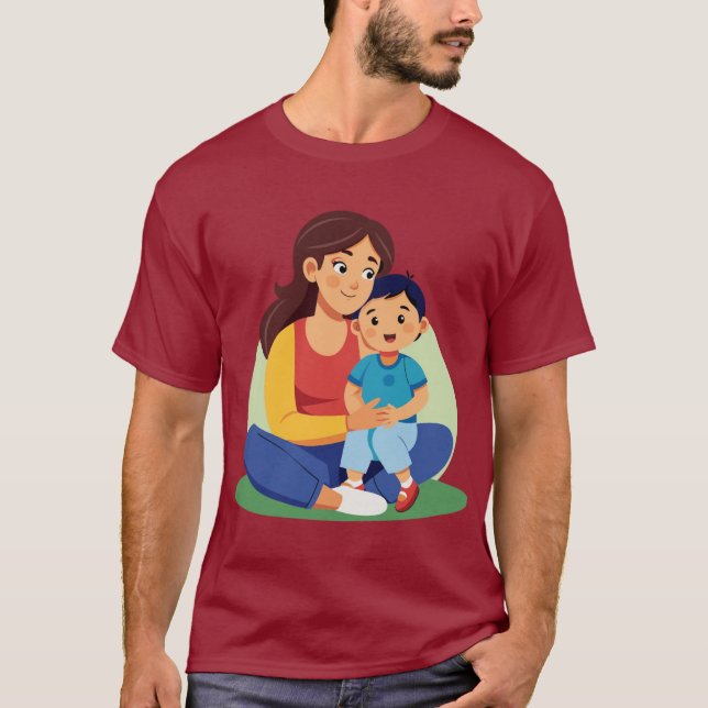 Camiseta T-shirt do dia de as mães (Frente)