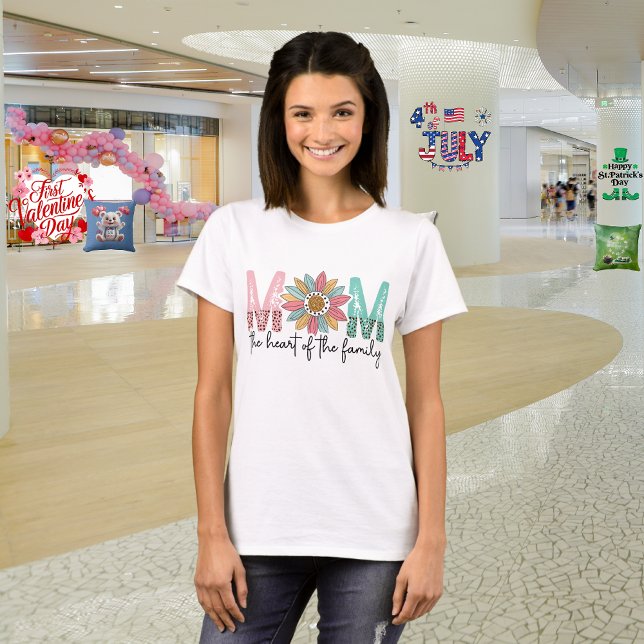 Camiseta T-shirt do dia de as mães "Garden of Love" (Criador carregado)