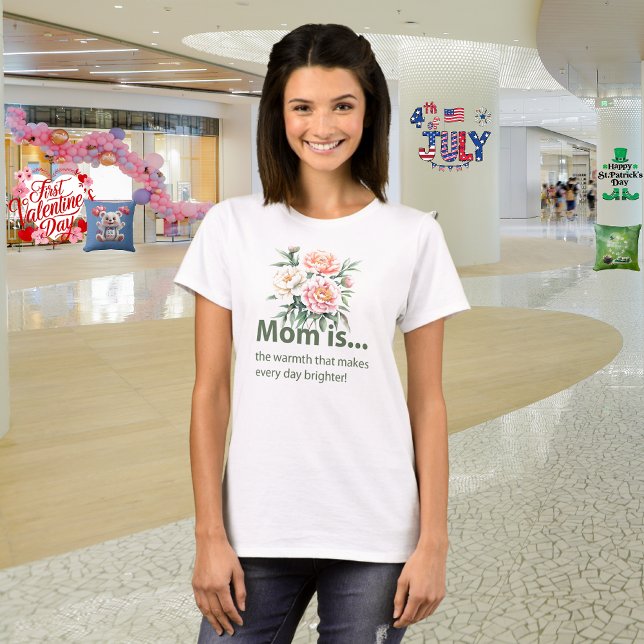 Camiseta T-shirt do dia de as mães "Garden of Love" (Criador carregado)