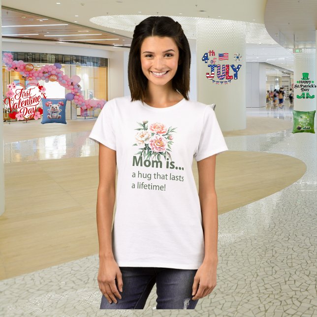 Camiseta T-shirt do dia de as mães "Garden of Love" (Criador carregado)