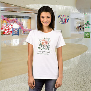 Camiseta T-shirt do dia de as mães "Garden of Love"