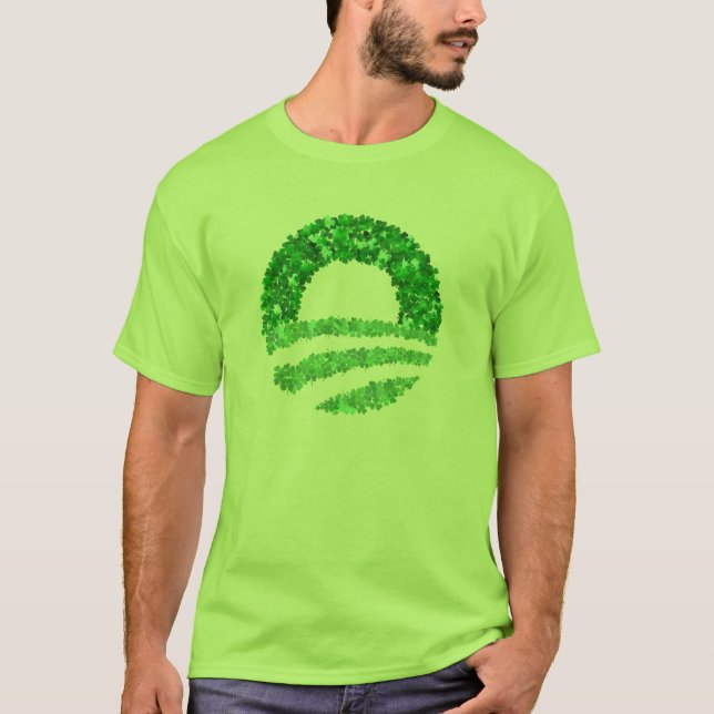 Camiseta T-shirt do dia de Obama St Patrick (Frente)