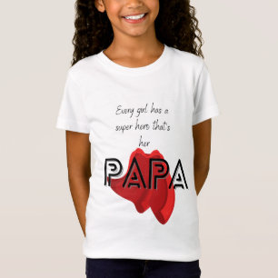 Camiseta t-shirt do dia de os pais