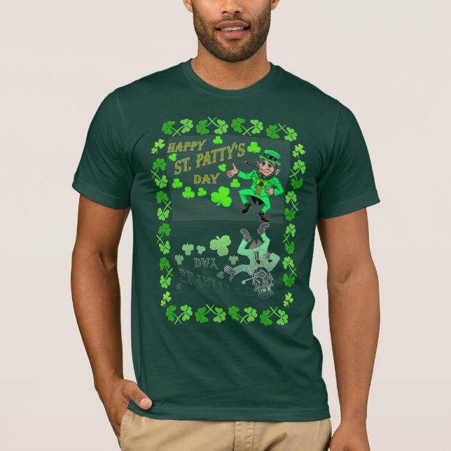 Camiseta T-shirt do dia de St Patrick (Frente)