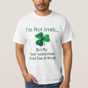 Camiseta T-shirt do dia de St Patrick interno do Leprechaun