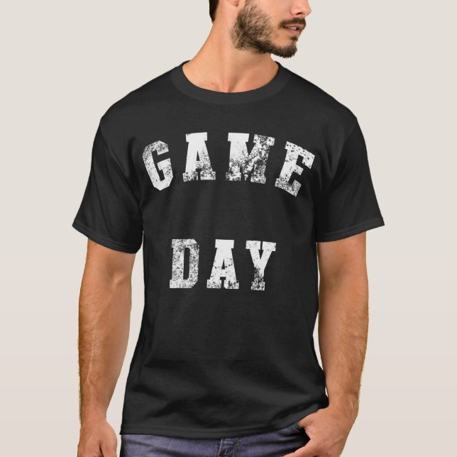 Camiseta T-shirt do dia do jogo (Frente)