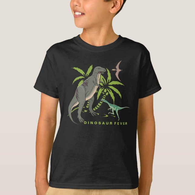 Camiseta T-shirt do dinossauro das criaturas pré-históricas (Frente)