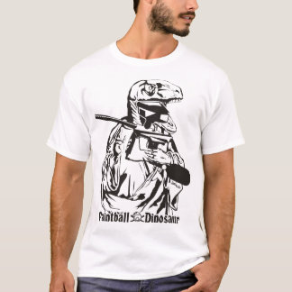 Camiseta T-shirt do dinossauro do Paintball