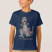 T-shirt do dinossauro dos desenhos animados de