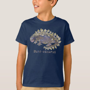 Camiseta T-shirt do dinossauro dos desenhos animados do