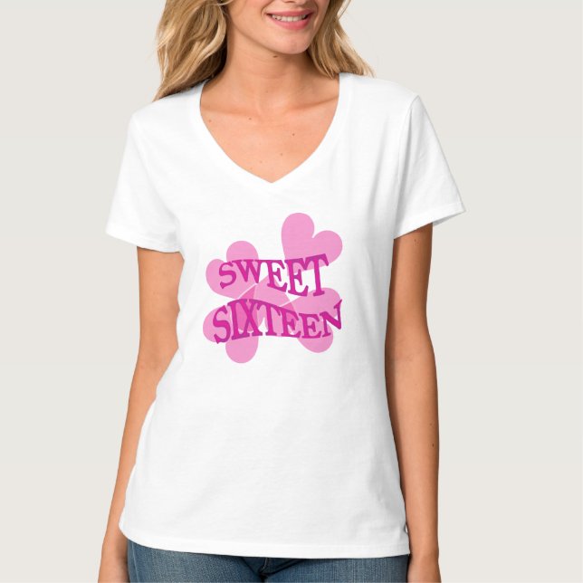 Camiseta T-shirt do doce dezesseis (Frente)