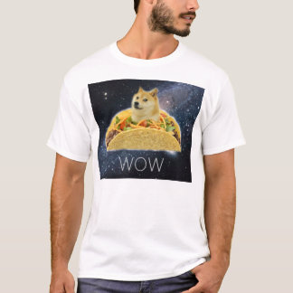 Camiseta T-shirt do DOGE do wow