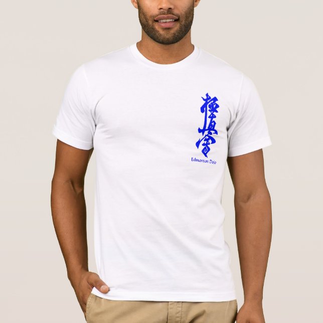 Camiseta T-shirt do Dojo de Kyokushin Edmonton (Frente)