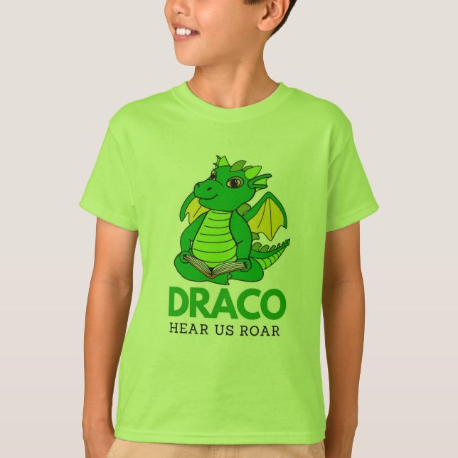 Camiseta t-shirt do Draco juvenil (Frente)