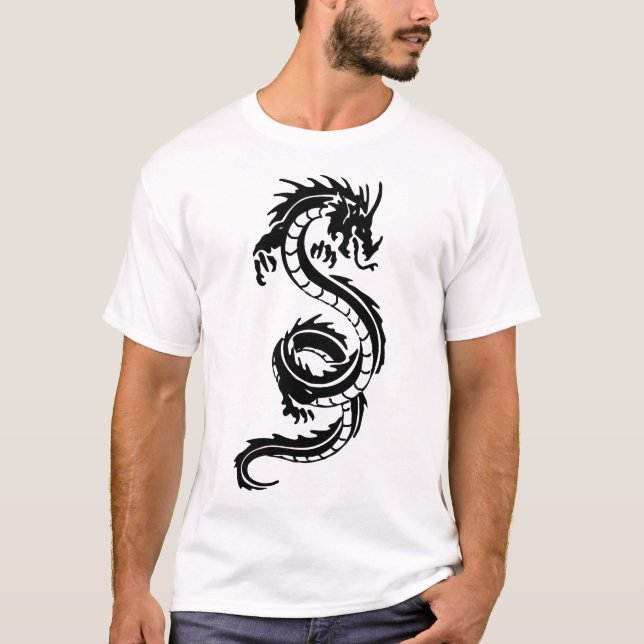 Camiseta T-Shirt do Dragão Chinês (Frente)