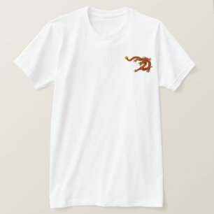 Camiseta T-shirt do dragão do fogo