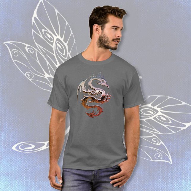 Camiseta T-Shirt do Dragão Magenta (Criador carregado)