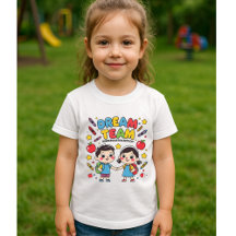 t-shirt do Dream Team Kindergarten Edition para cr