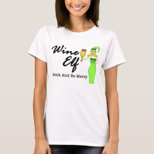 Camiseta T-shirt do duende do vinho