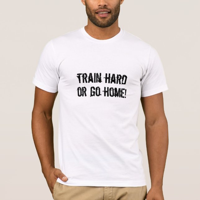 Camiseta T-shirt do duro do trem (Frente)