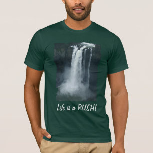 Camiseta T-shirt do Edun de amante de natureza da cachoeira