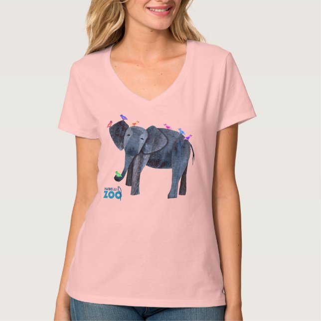 Camiseta T-shirt do elefante (Frente)