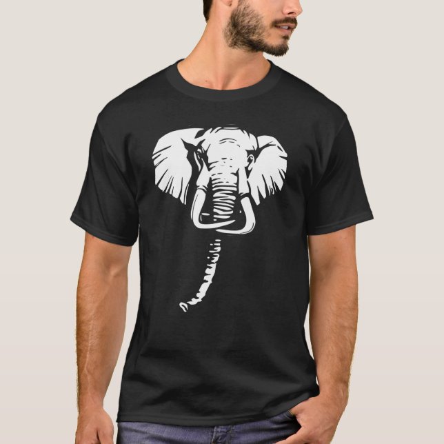 Camiseta t-shirt do elefante (Frente)
