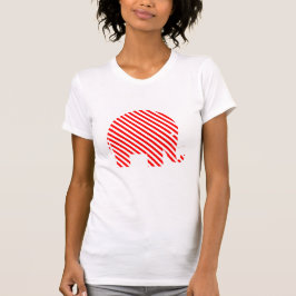 Camiseta T-shirt do elefante das mulheres