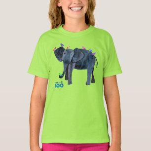 Camiseta T-shirt do elefante do jardim zoológico de Mabell