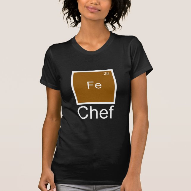 Camiseta T-Shirt do Elemento de Chef de Ferro (Frente)