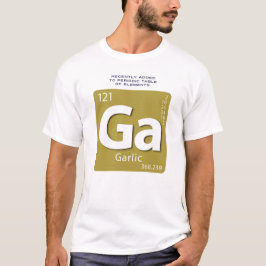 Camiseta T-shirt do elemento do alho