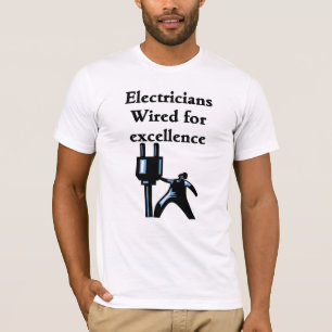 Camiseta T-shirt do eletricista