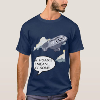 Camiseta T-shirt do embuste do menino do balão