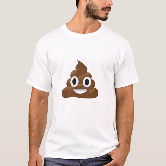Camiseta t-shirt do emoji do tombadilho (Frente)