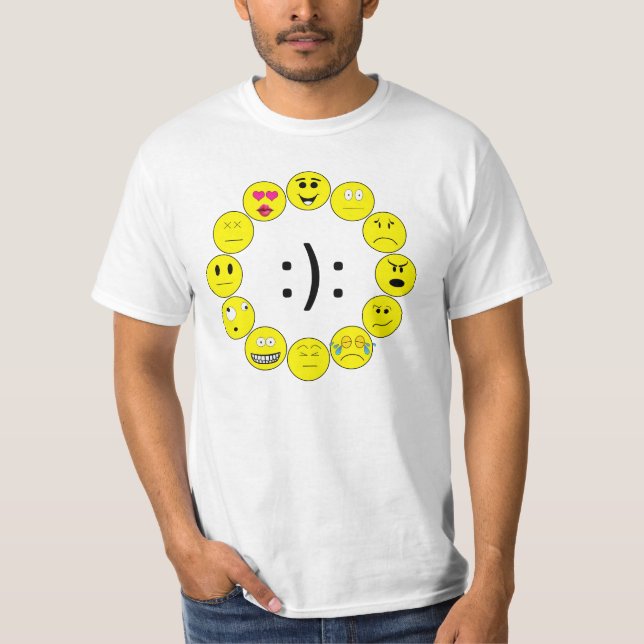 CAMISETA T-SHIRT DO EMOTICON (Frente)