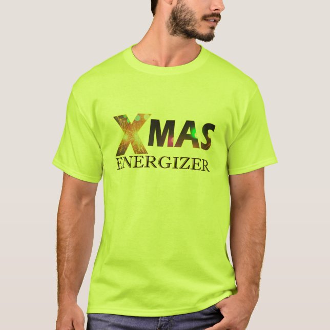 Camiseta t-shirt do energizador de Natal (Frente)