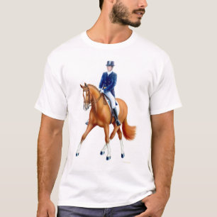 Camiseta T-shirt do Equestrian da passagem do adestramento