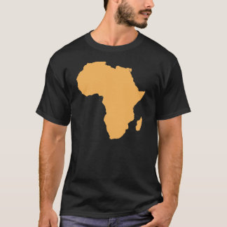 Camiseta T-shirt do esboço do continente de África