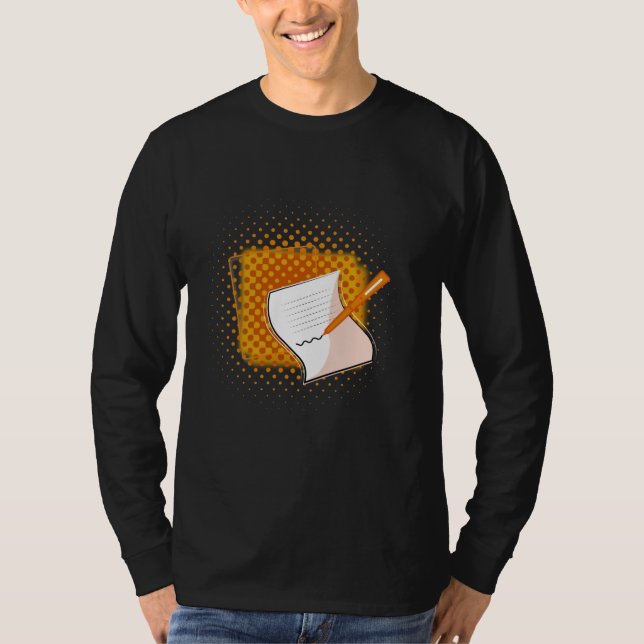 Camiseta T-Shirt do escrevendo (Frente)