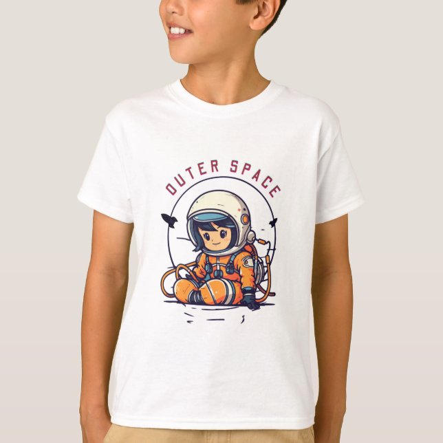 Camiseta t-shirt do espaço exterior (Frente)