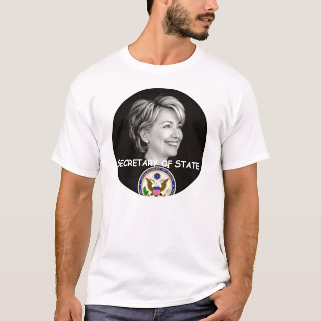 Camiseta T-shirt do estado de Hillary (Frente)