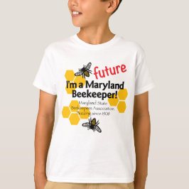 Camiseta t-shirt do estado de Maryland Beekeepers Associati
