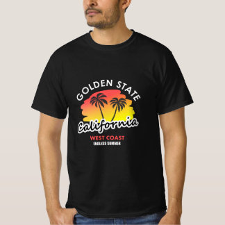 Camiseta T-Shirt do Estado do ouro da Califórnia